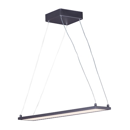 Maxim Lighting Wafer LED 1-Light 4.25" Wide Bronze Utility Items 57842WTBZ